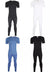 Men's Thermal Underwear Set - Long Sleeve Top & Bottoms - Multiple Colors